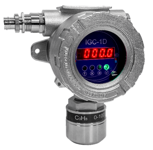 с дисплеем в стальном корпусе IGC-1D-С